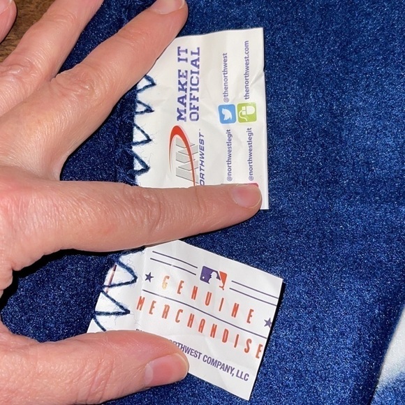 COPY - - NWT New York Yankees Blanket / Top has solid separate - Picture 8 of 17